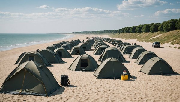 Utah beach : votre camping sur la plage du débarquement